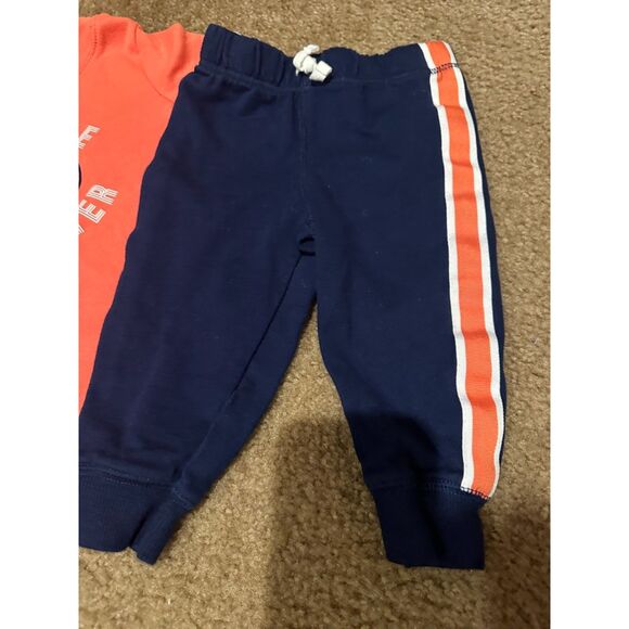 NWOT Carter's Boys "Little Brother" Two Piece Outfit (Top/Buttom) Size 9 Months - Picture 3 of 9